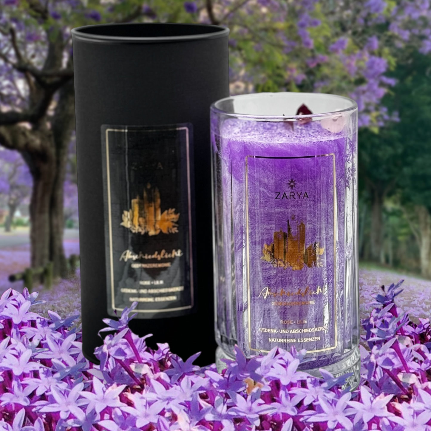 Abschied Trauer Kerze Beileid Beileidsgeschenk