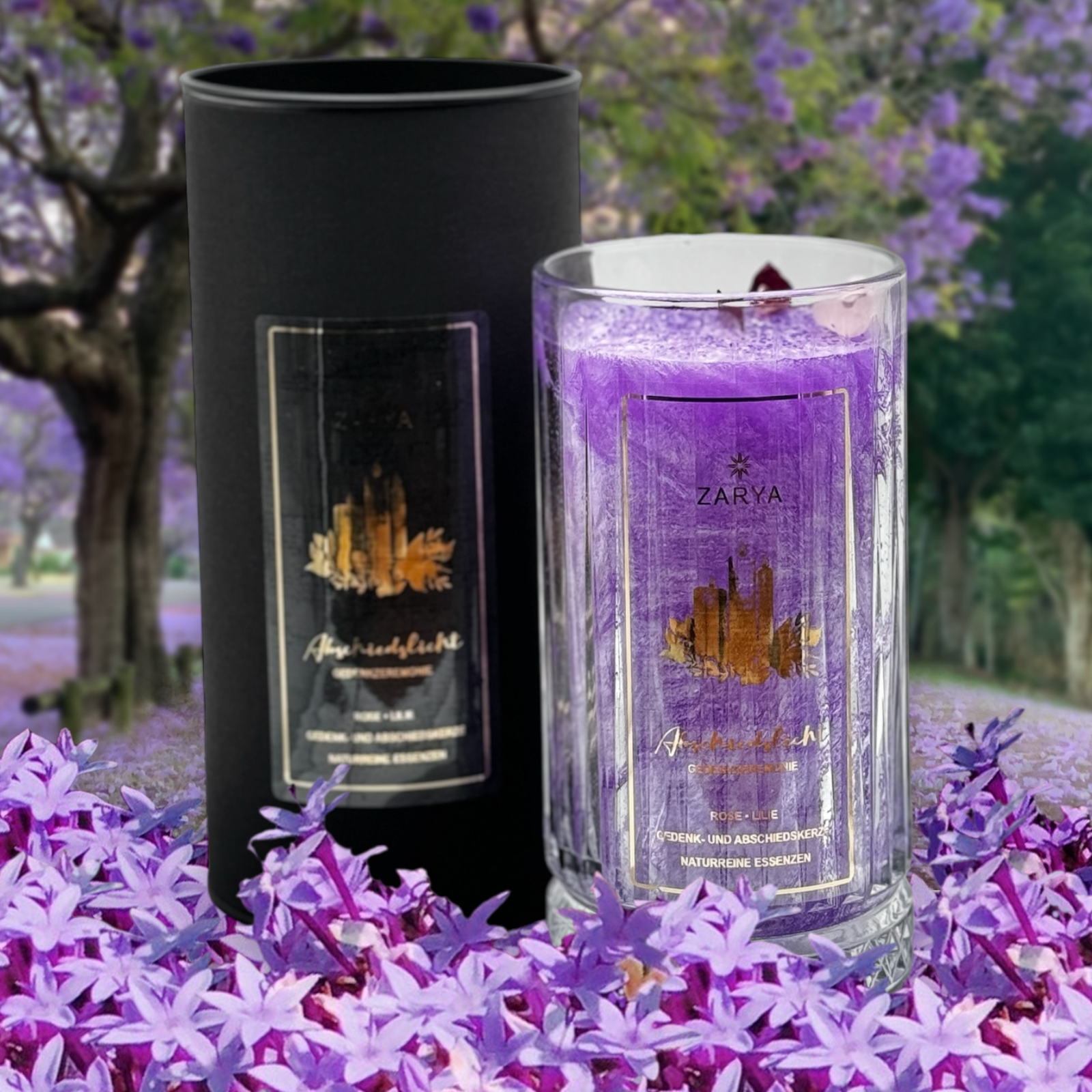 Abschied Trauer Kerze Beileid Beileidsgeschenk