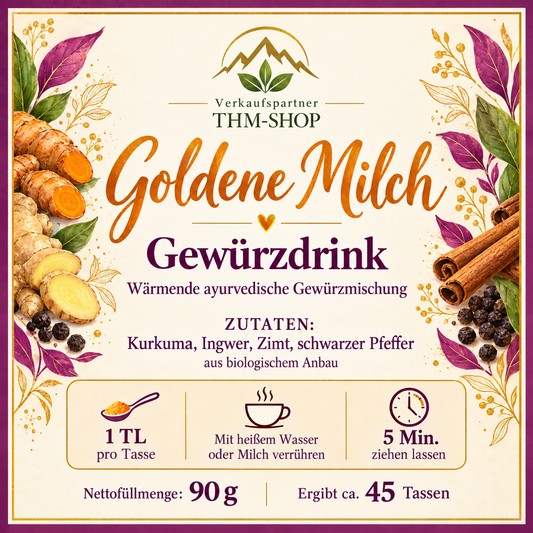 BIO GOLDENE MILCH ZUBEREITUNG 90G