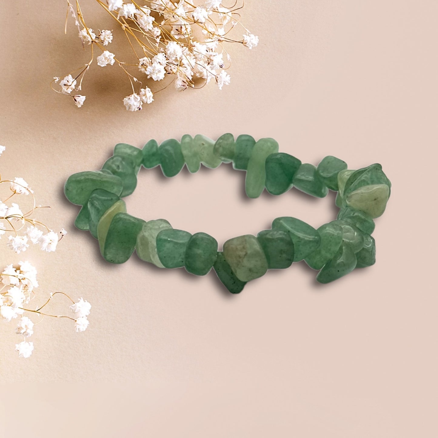 Splitterarmband Grüner Aventurin