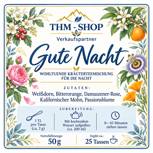 Gute Nacht Tee - BIO KRÄUTERTEE Gute Nacht  50G