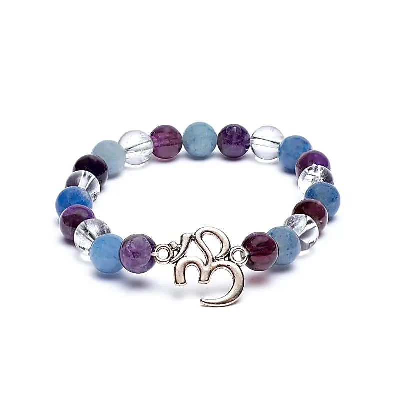 Armband Amethyst/ Aventurin/ Bergkristall OM