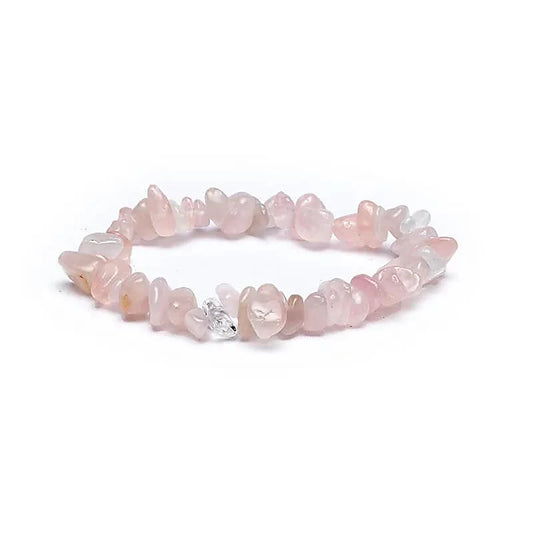 Armband Rosenquarz Splitter