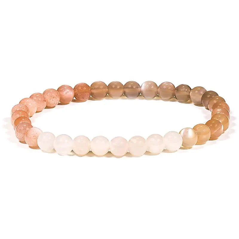 Armband Mondstein 6mm