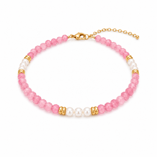 Armband Turmalin mit Perlen