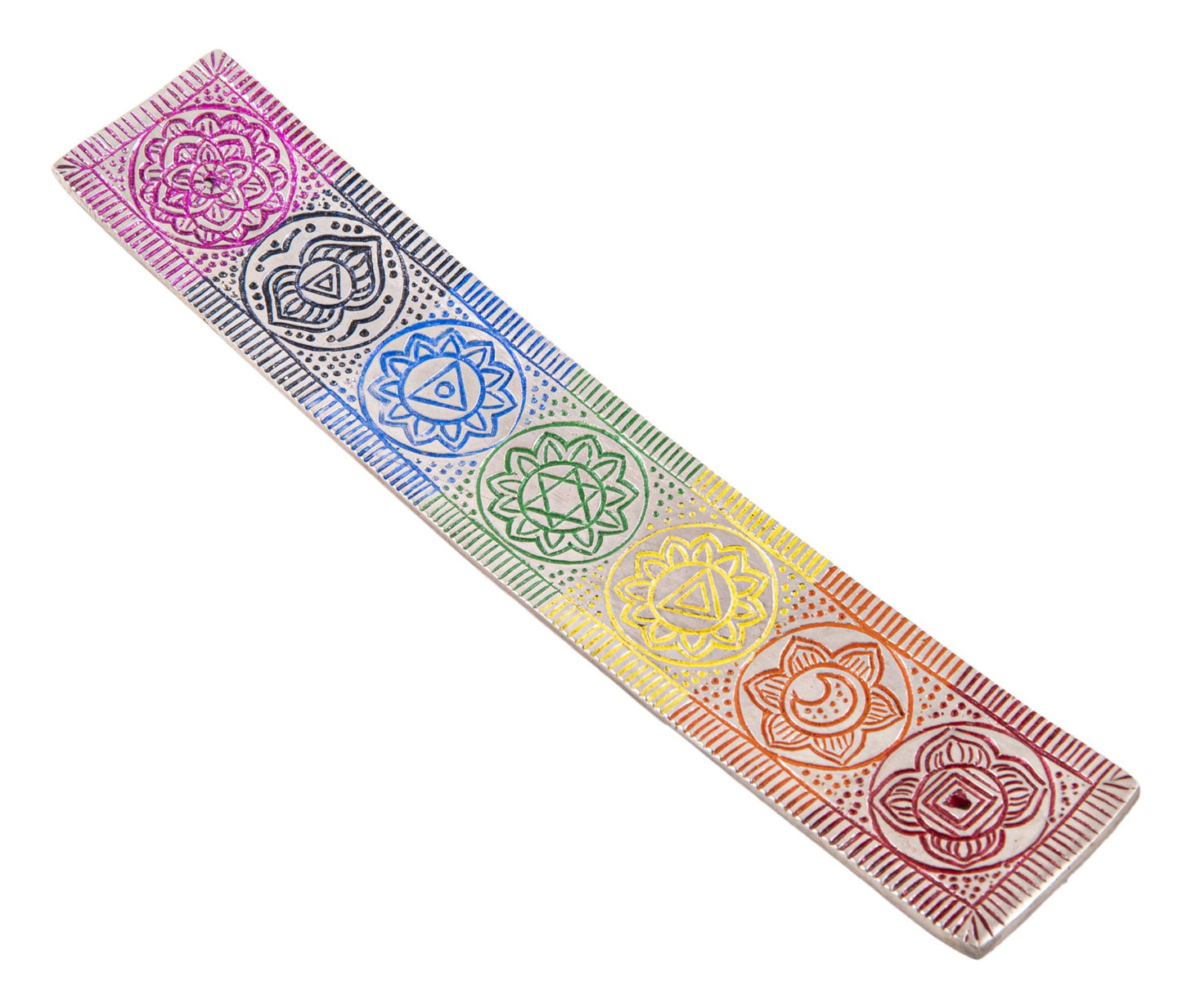 Chakra Räucherstäbchenhalter Metall