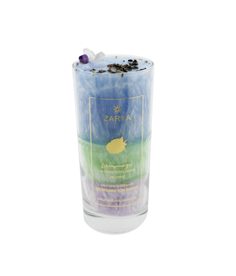 Heilsteinkerze "Lebensenergie"