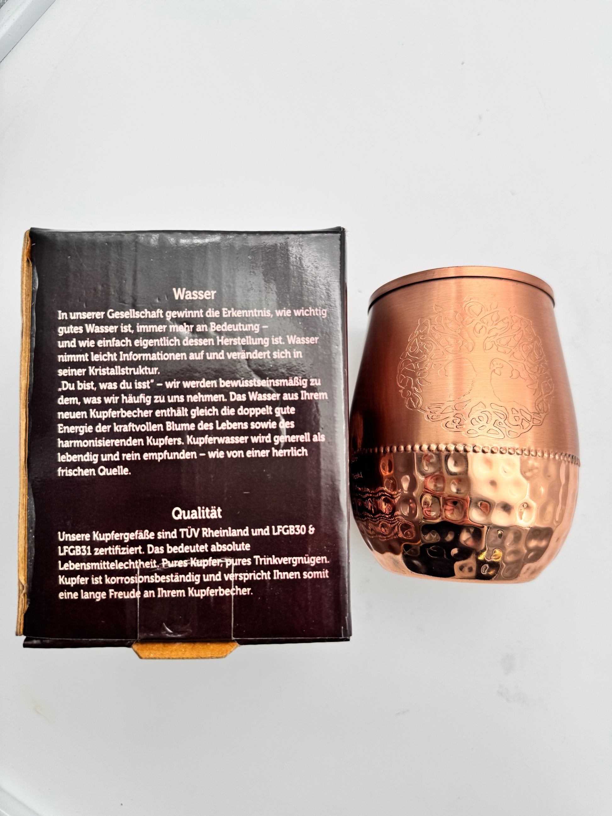 Kupfertrinkbecher 450 ml