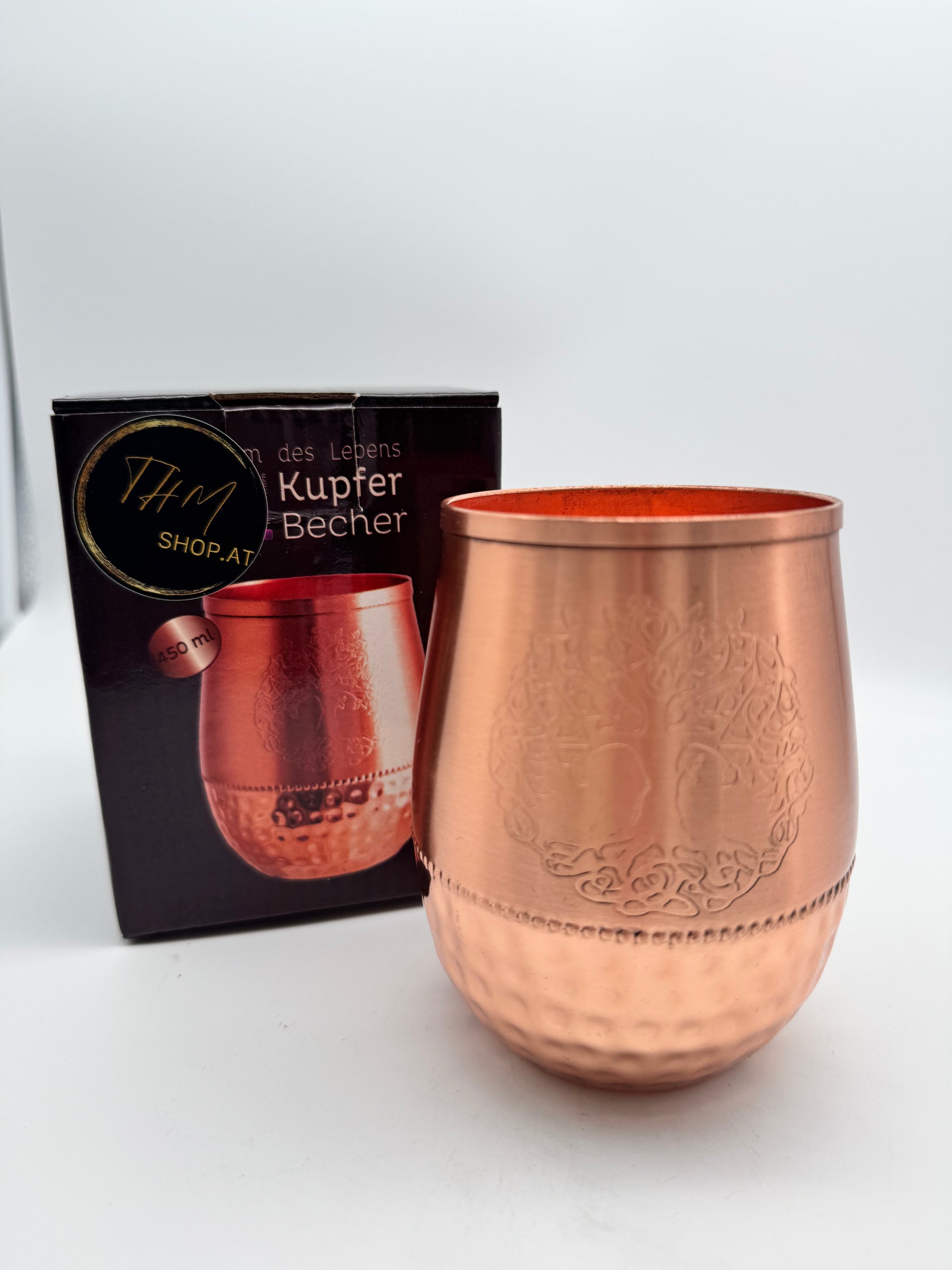 Kupfertrinkbecher 450 ml