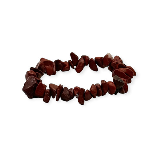 Splitterarmband Roter Jaspis