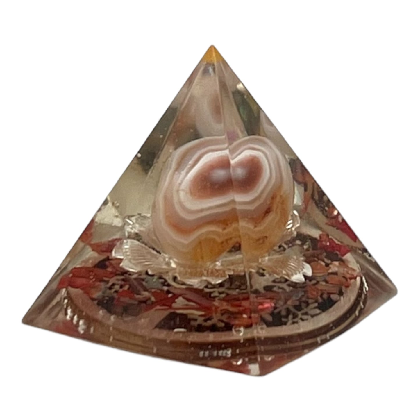 Kleine Orgonitpyramide "Lebensbaum"