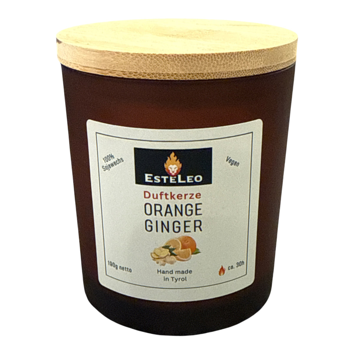 Orange Ginger Kerze