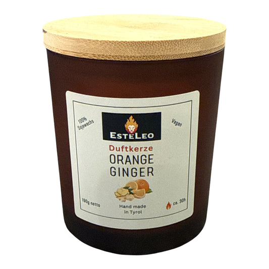 Orange Ginger Kerze