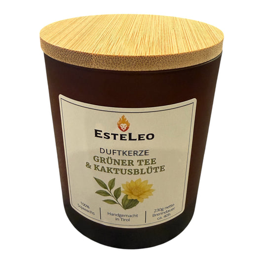 Grüner Tee & Kaktusblüte Kerze