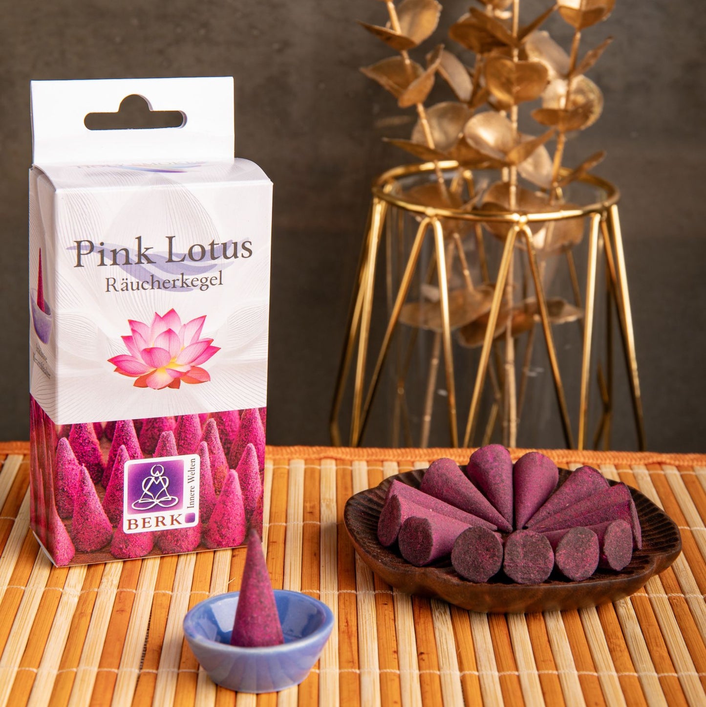 Räucherkegel Pink Lotus