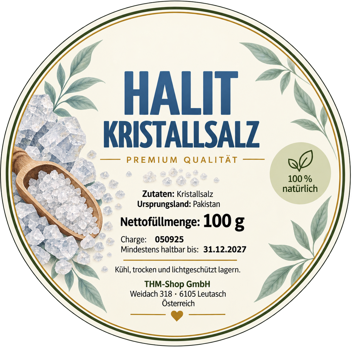 Kristallsalz Halit 100 g