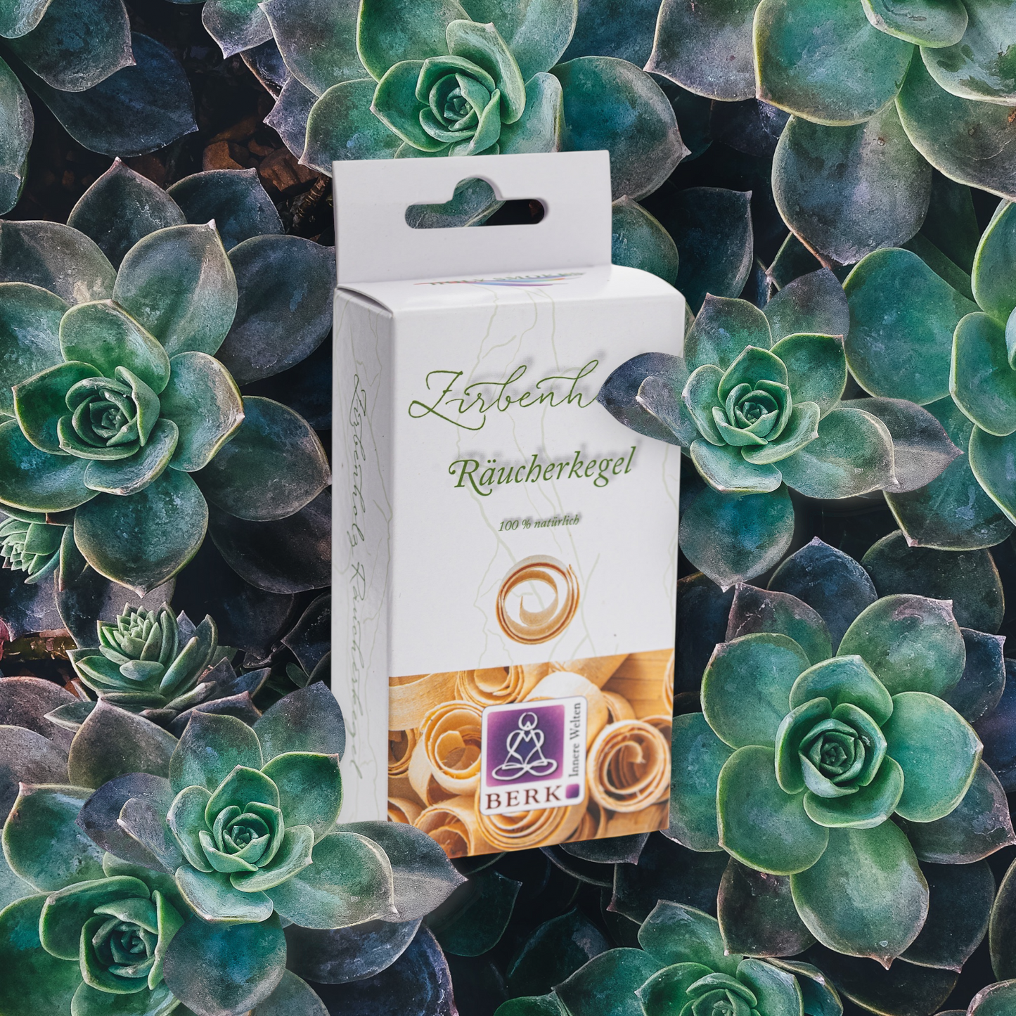 Räucherkegel Zirbenholz Set in Geschenkverpackung