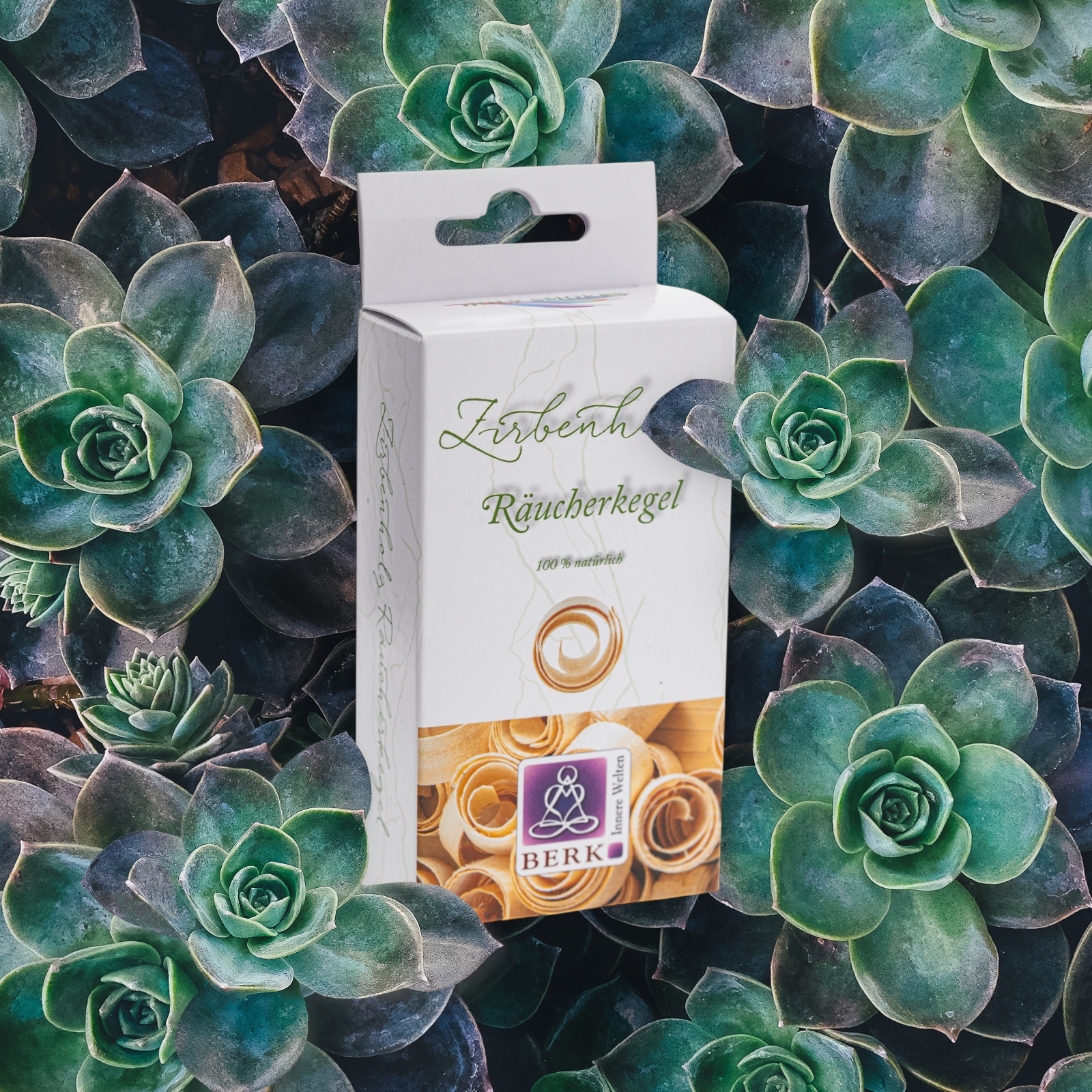 Räucherkegel Zirbenholz Set in Geschenkverpackung