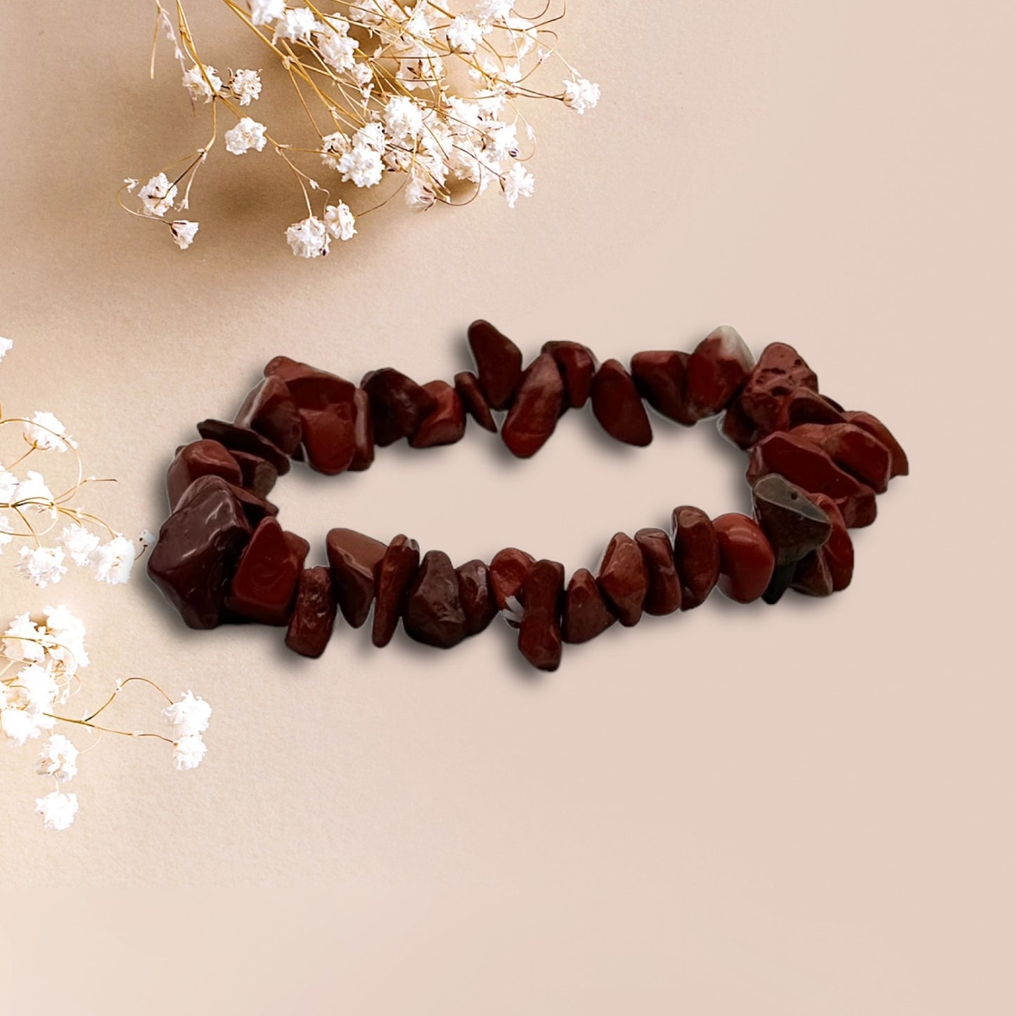 Splitterarmband Roter Jaspis