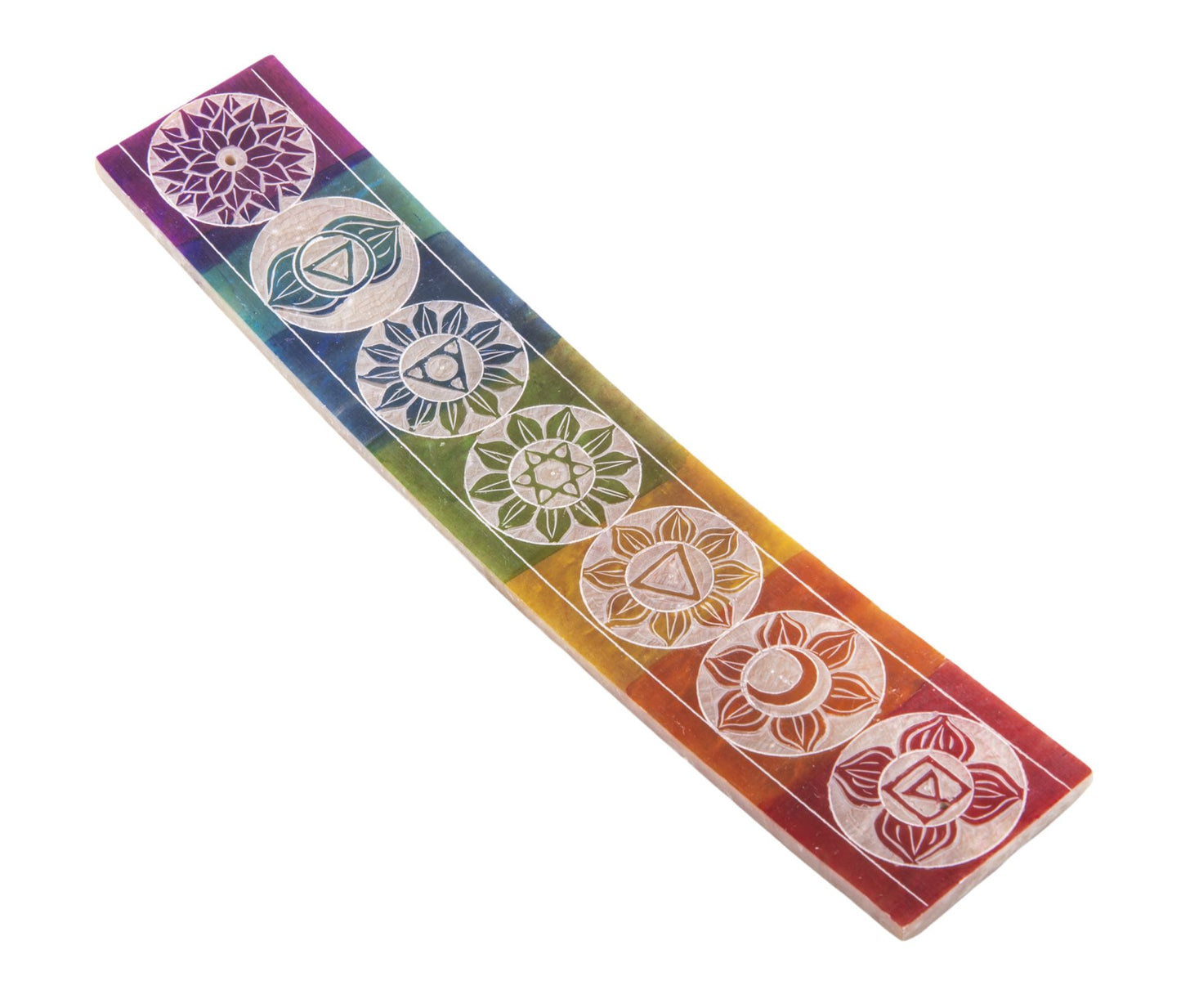 Chakra Specksteinhalter Bunt