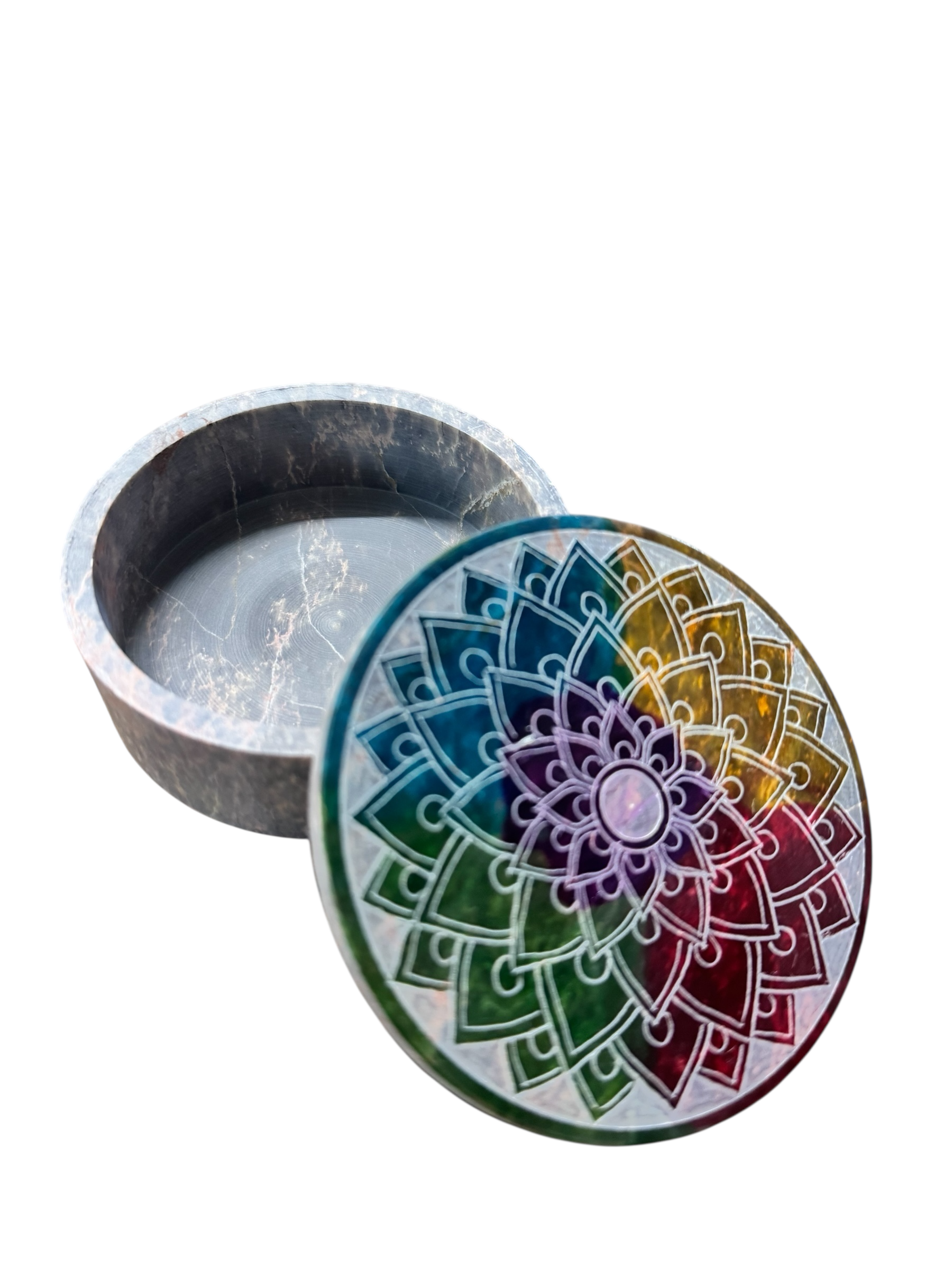 SpecksteinDose Mandela bAemalt zum Räuchern