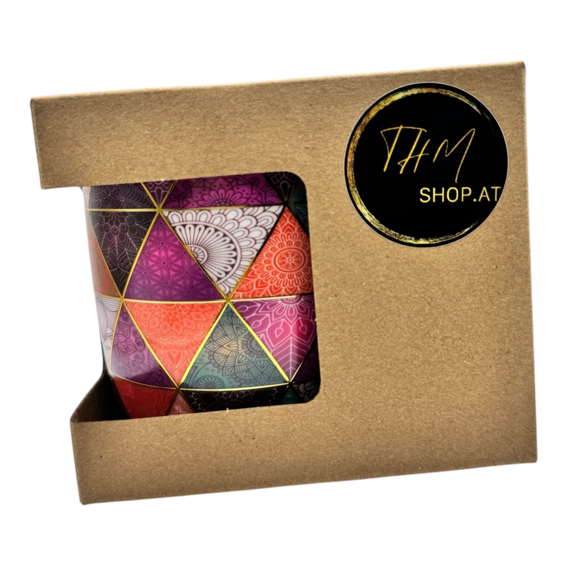 Teetasse mit Sieb Patchwork