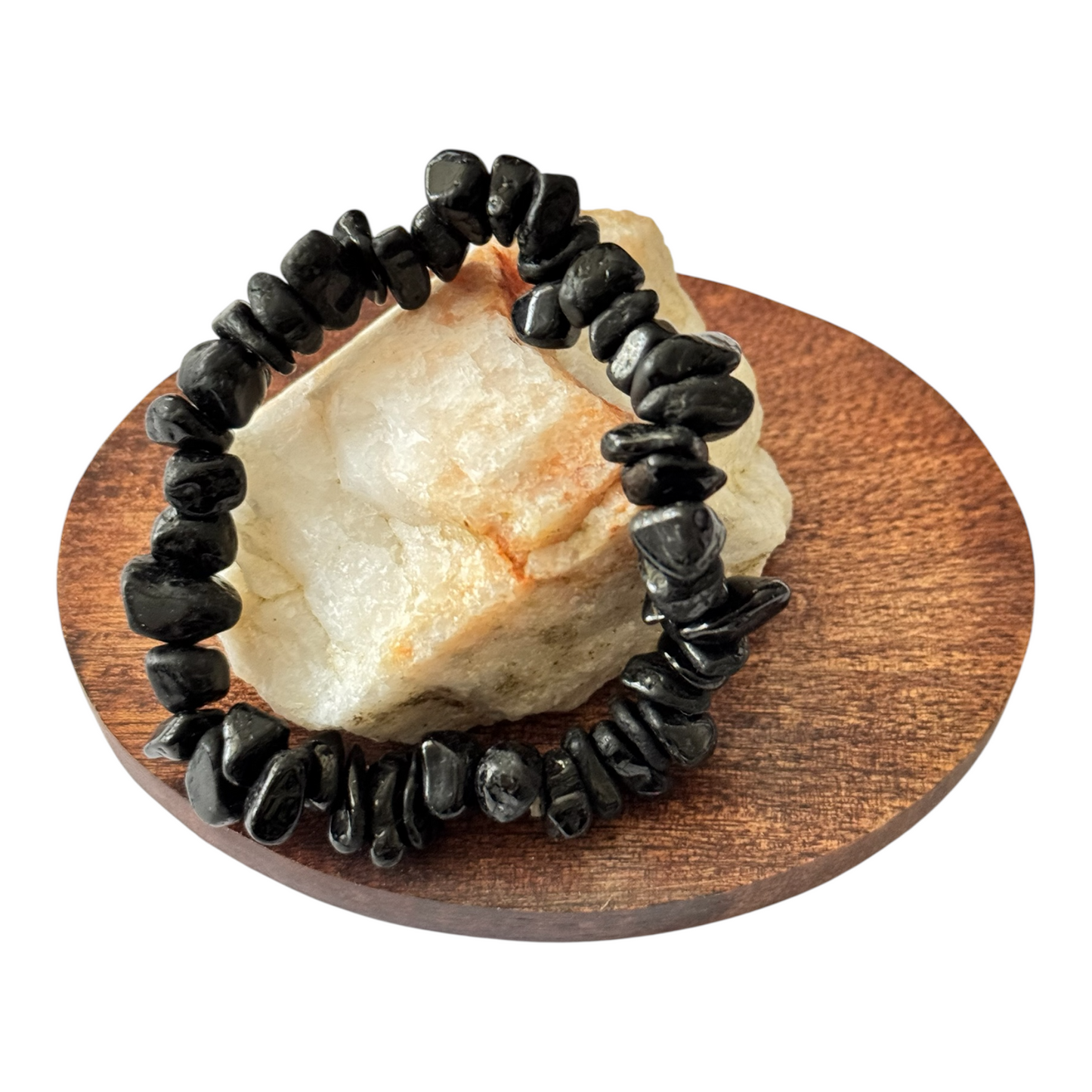 Turmalin Spilitterkettearmband 4-6mm