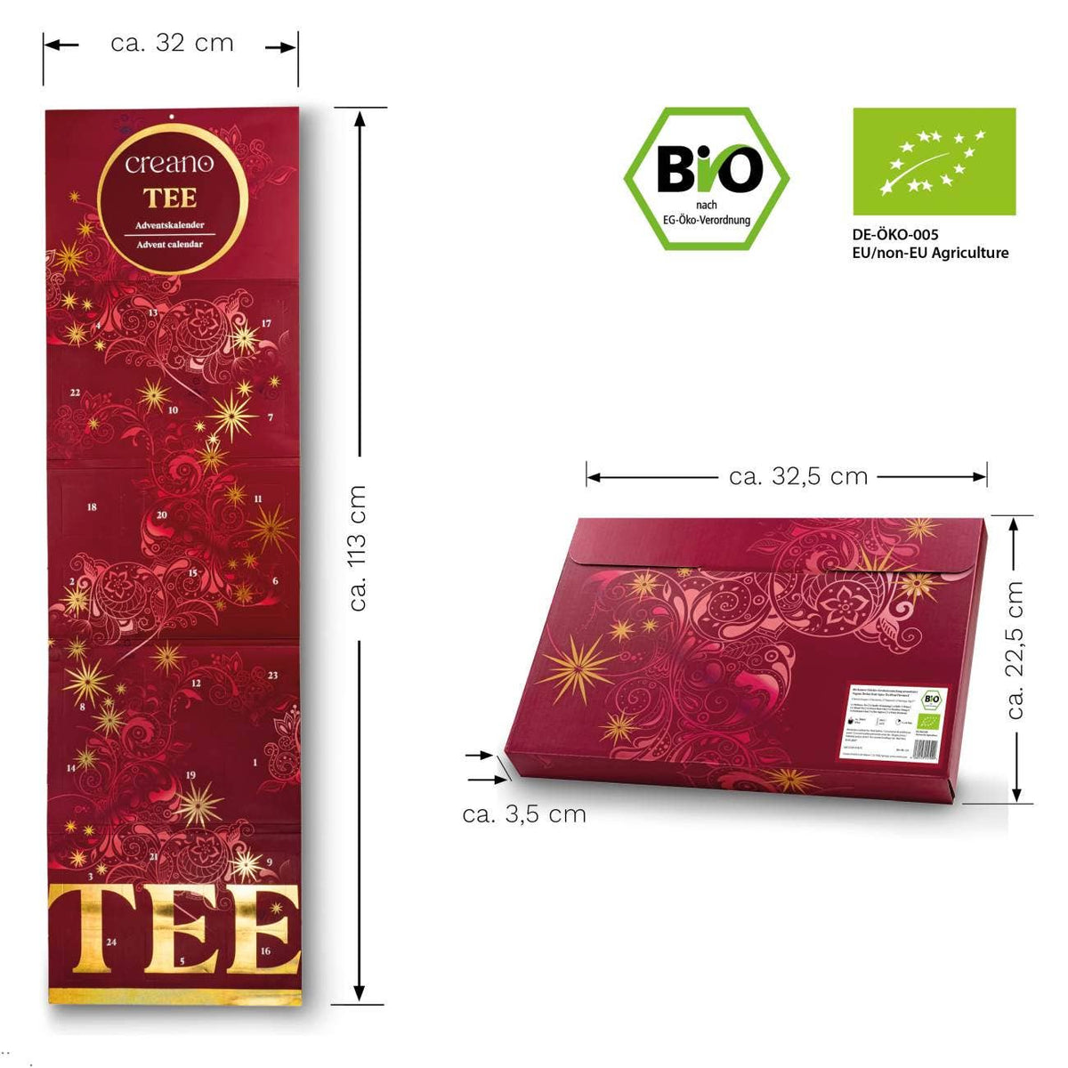 Adventskalender, BIO Teebeutel-Tee *²
