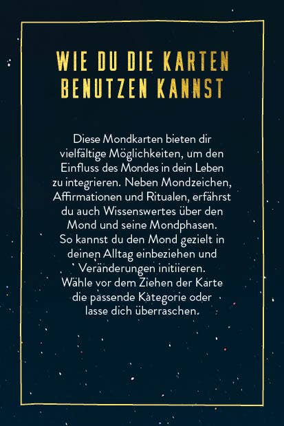 Karten-Box: Mondlicht