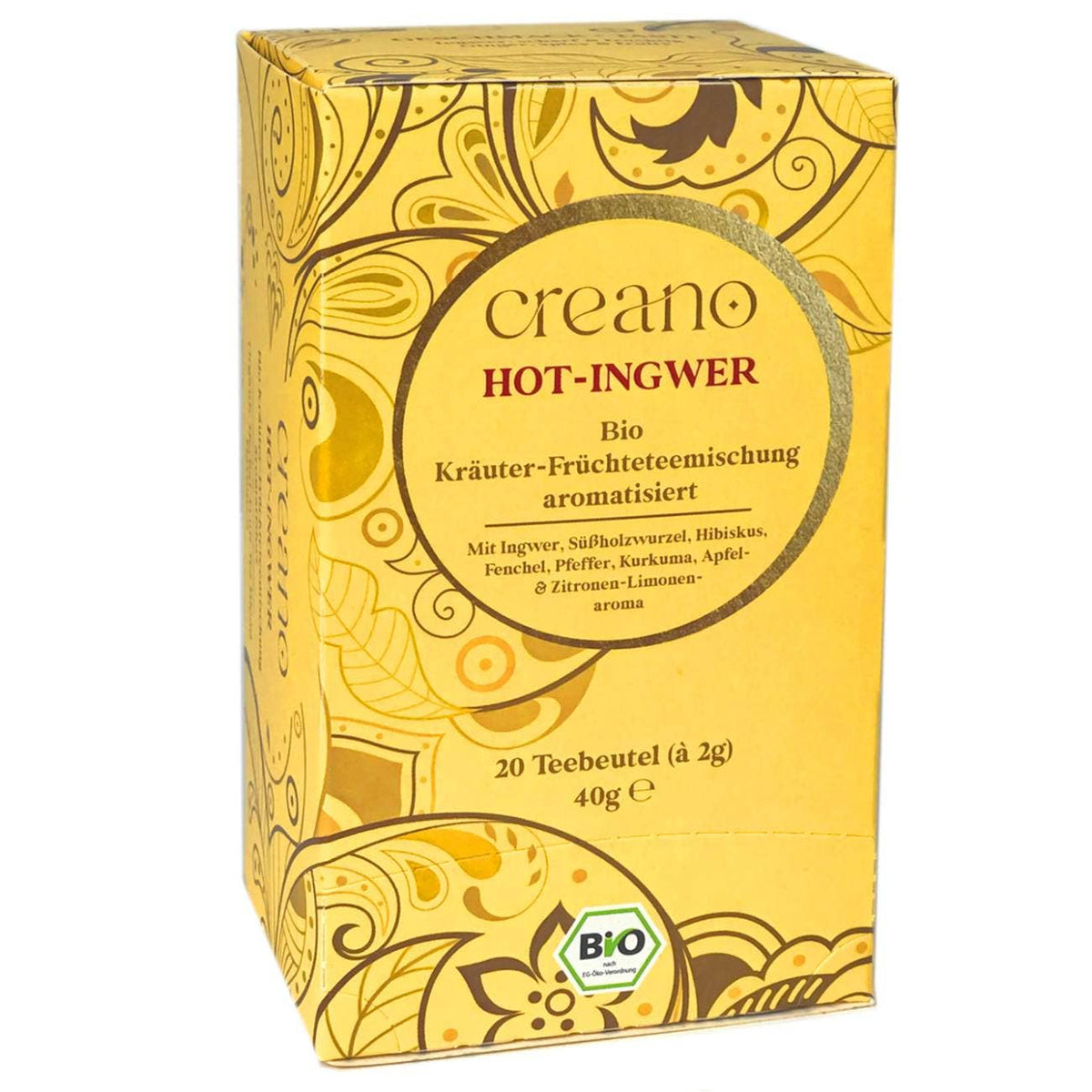 20er Pack Bio-Teebeutel Hot-Ingwer*