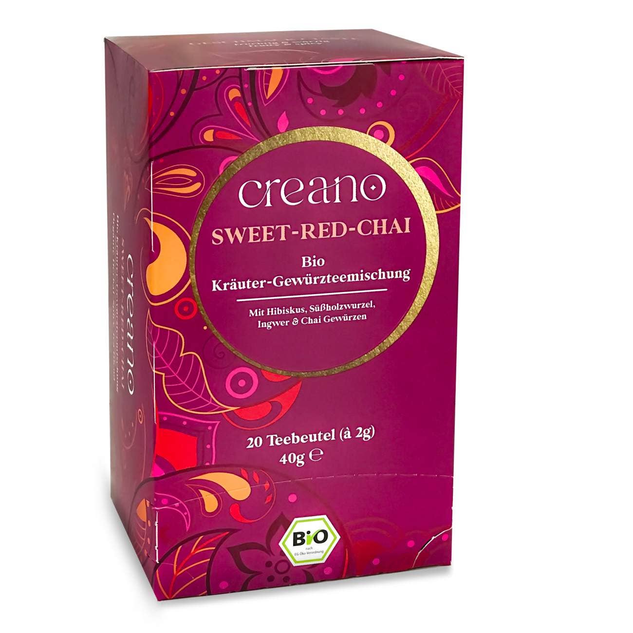20er Pack Bio-Teebeutel Sweet-Red-Chai*