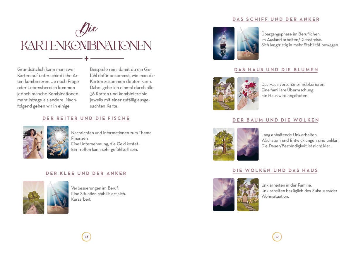 Lenormand-Kartenset: Seelenreise Lenormand