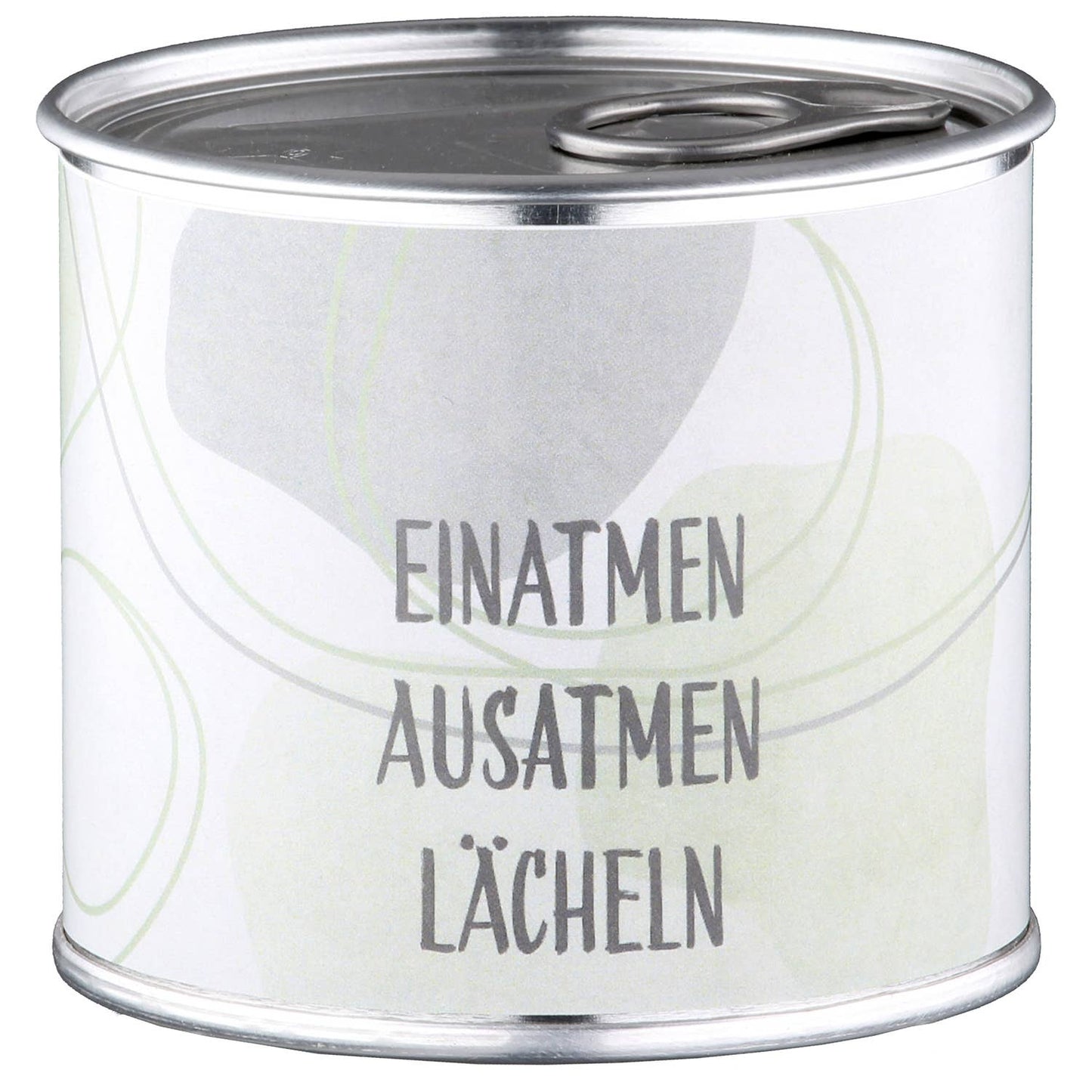 Kerzendose zylindrisch Flow 4-sort. grün H. 6,7 cm: Grün / Metall, Wachs