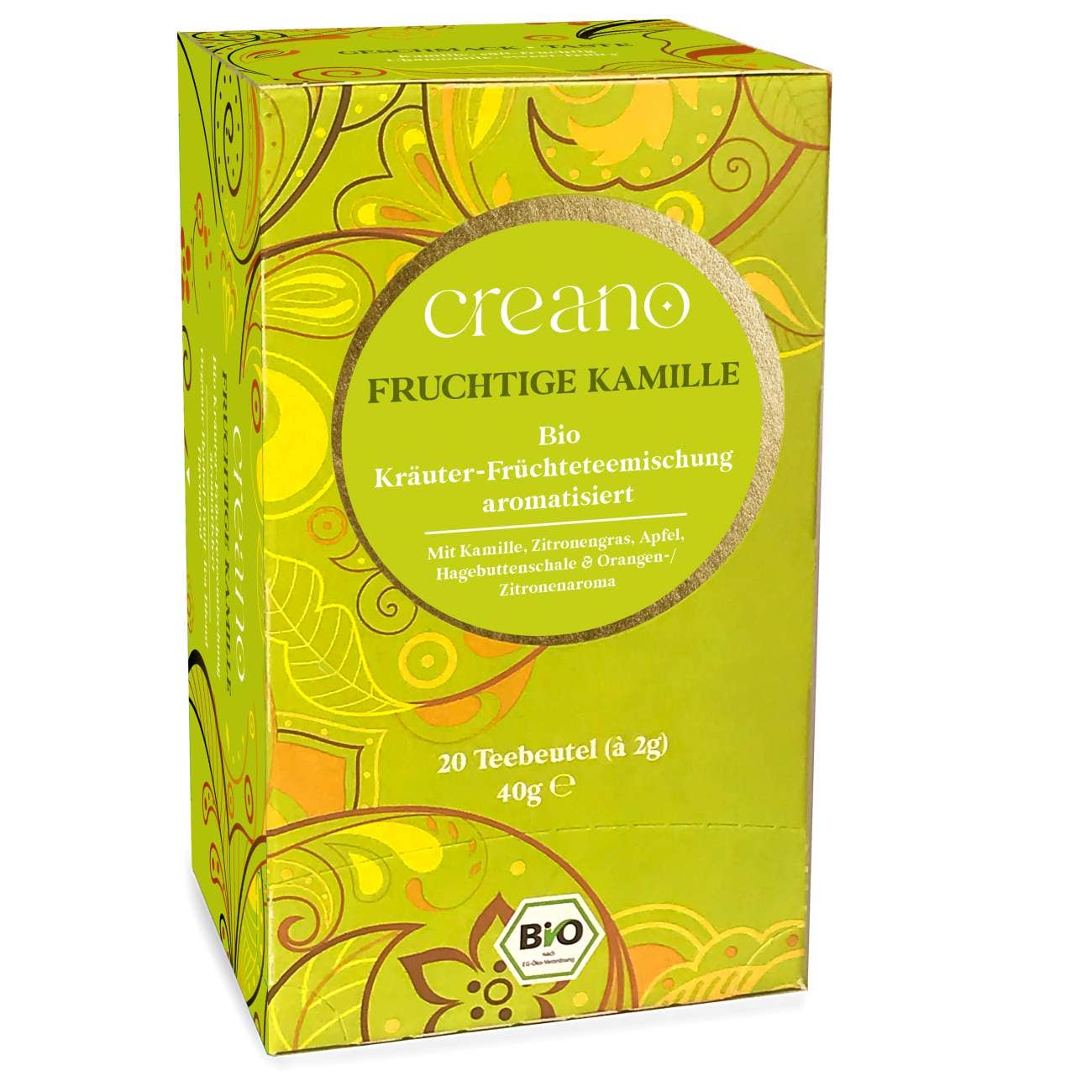 20er Pack Bio-Teebeutel Fruchtige-Kamille*