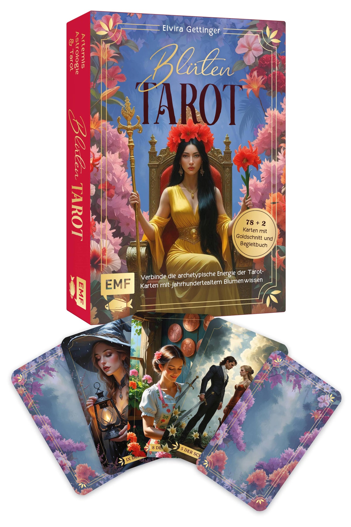 Tarot-Kartenset: Blütentarot