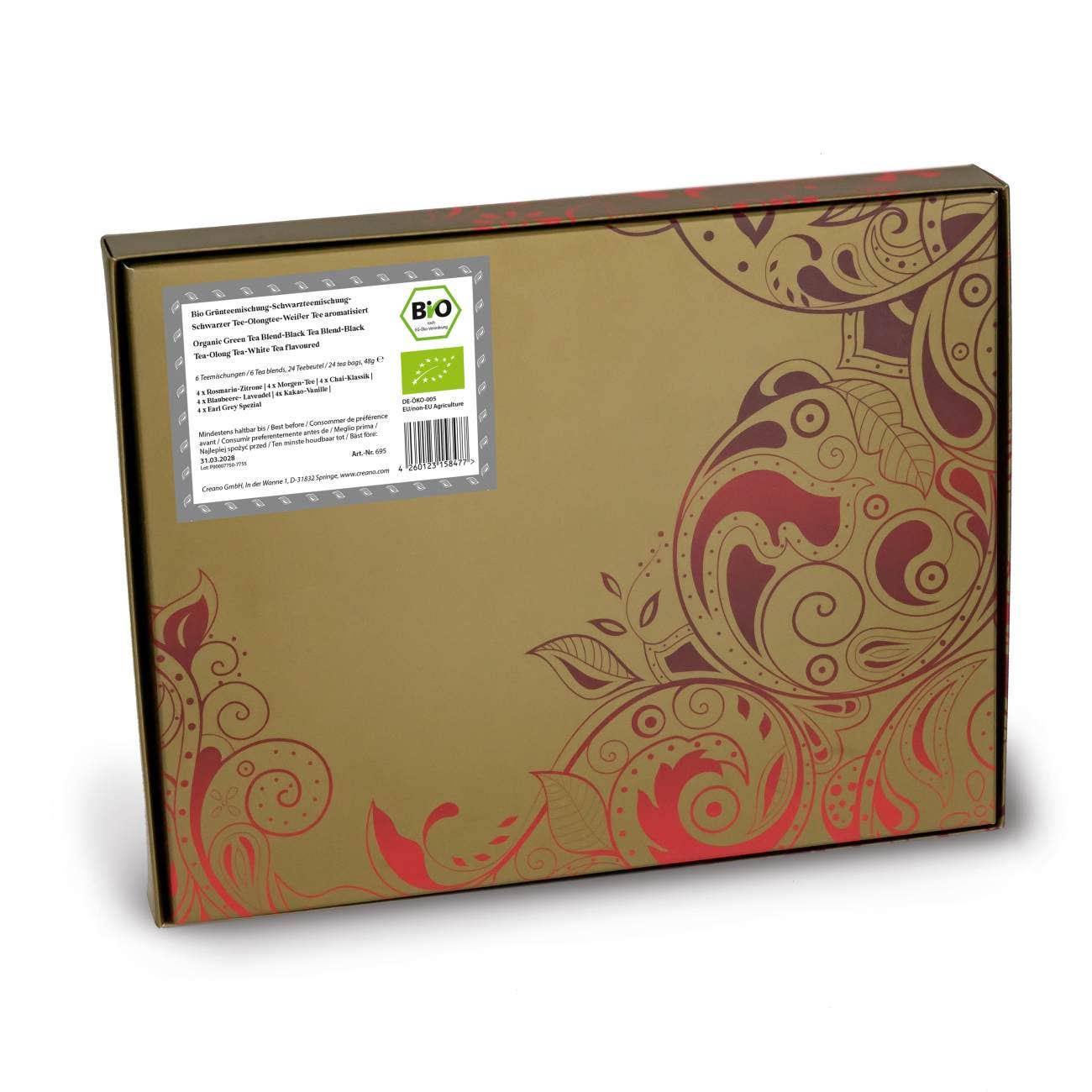 Bio Teemischung 24er Geschenkset 6 Sorten - 48g