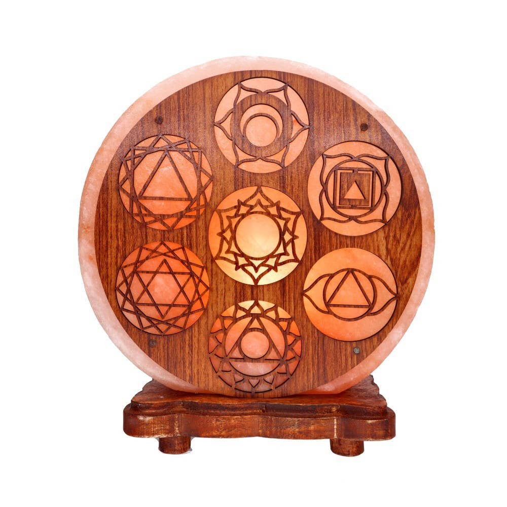 Chakra-Salzlampe