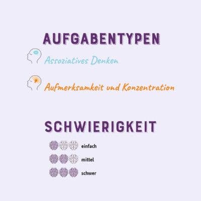 Gehirnjogging Trainingsbuch: Assoziatives Denken