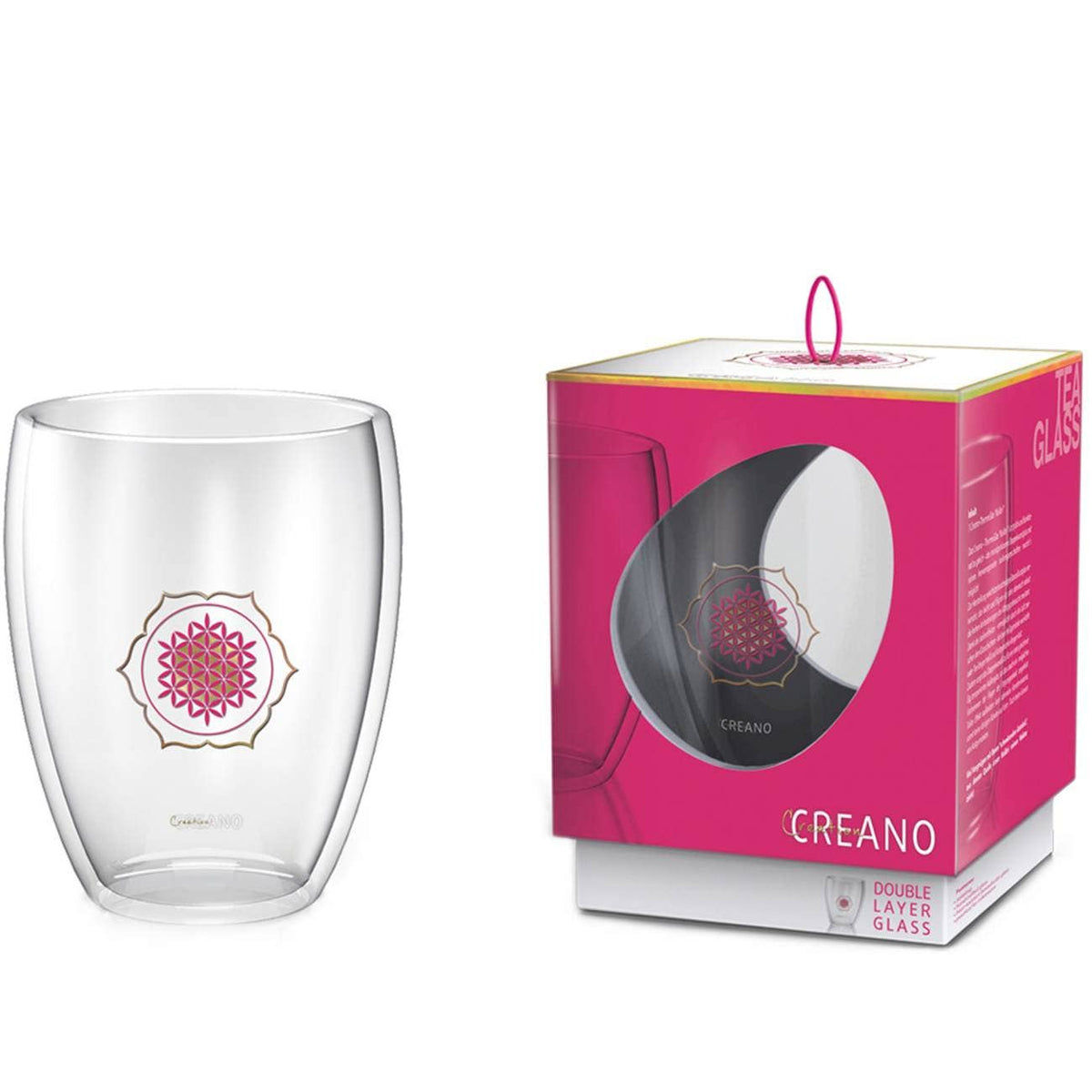 Thermoglas "Blume des Lebens"