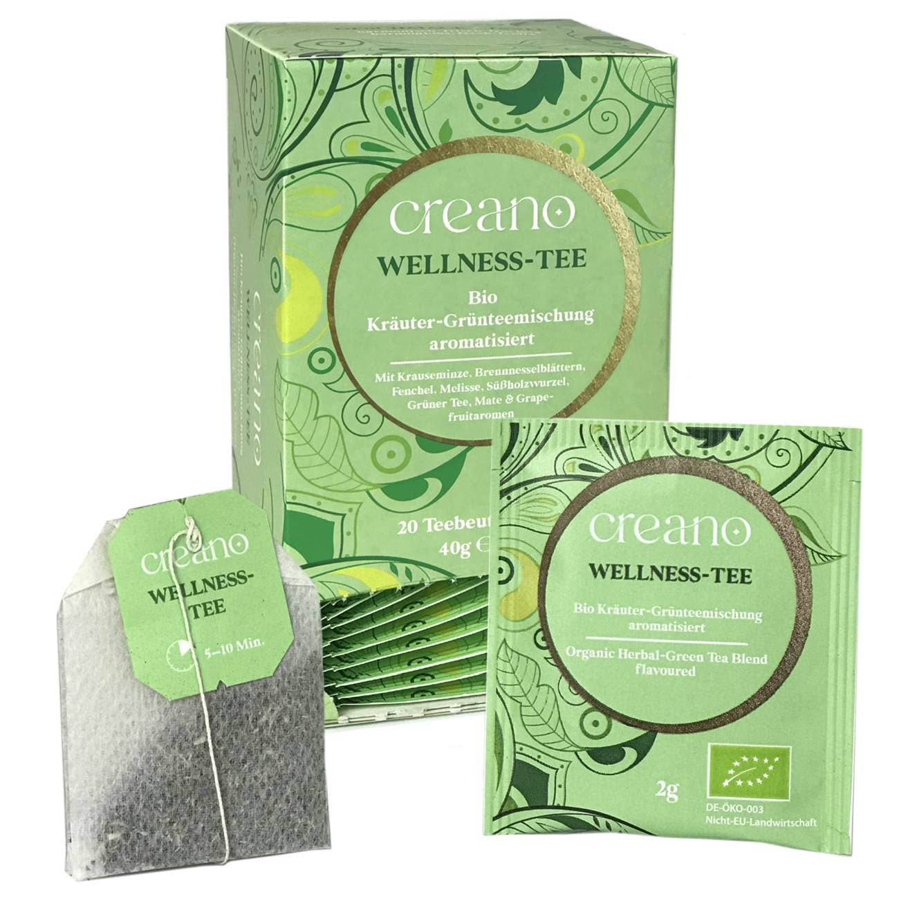 20er Pack Bio-Teebeutel Wellness-Tee*