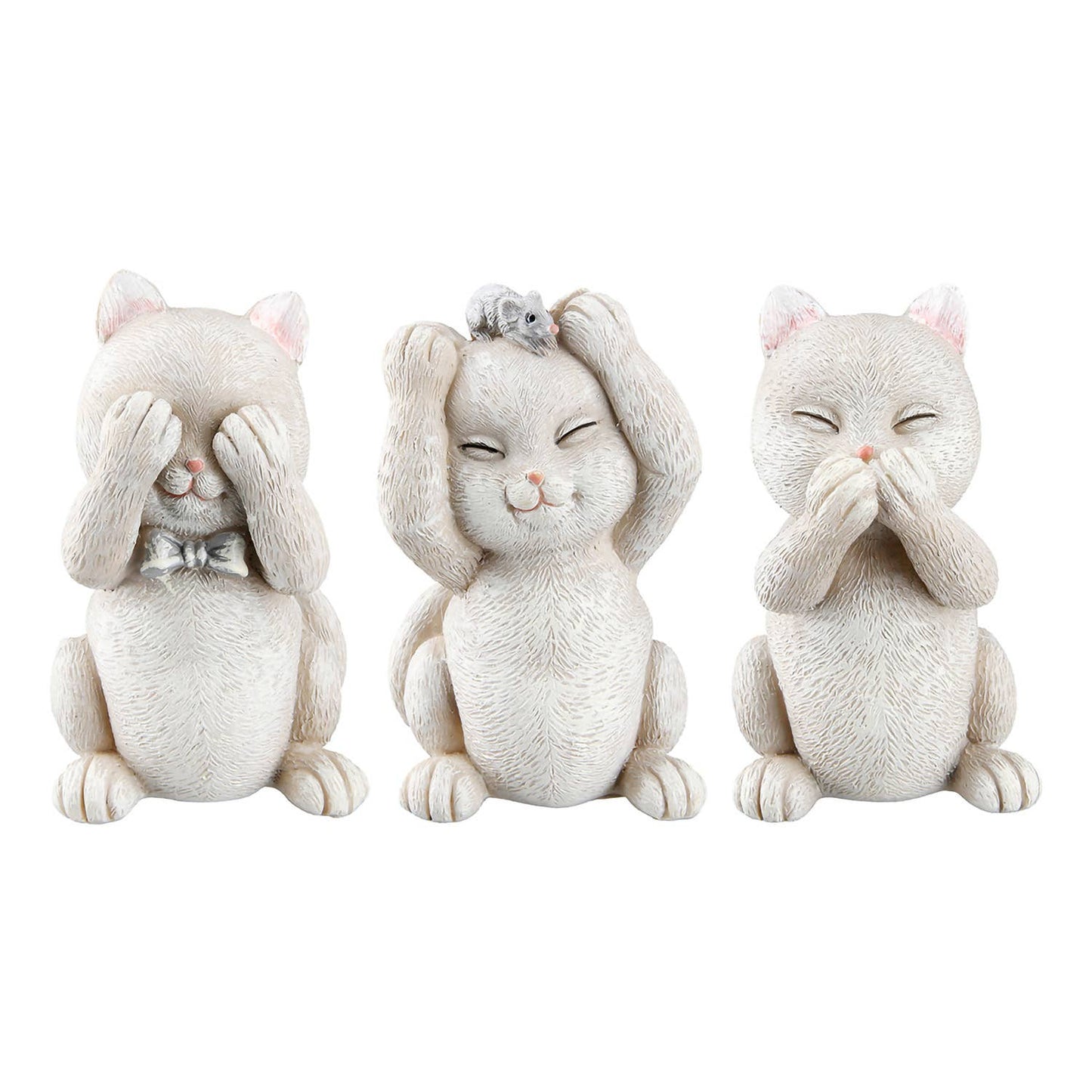 Figur Katze Kitten H.8,5 Cm - 3Fach Sortiert