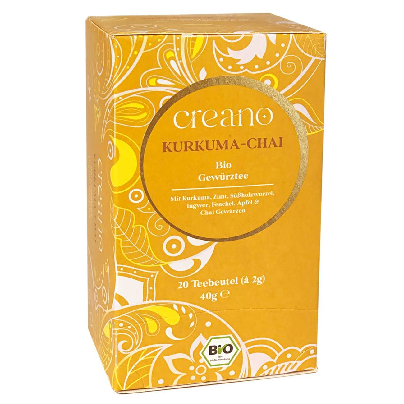 20er Pack Bio-Teebeutel Kurkuma-Chai*