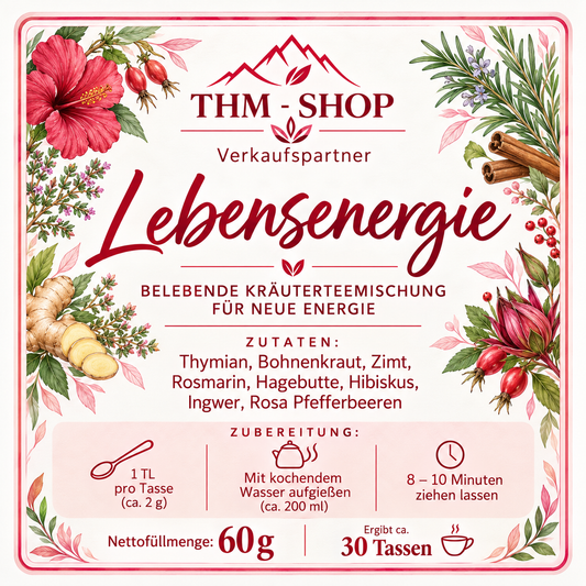 Lebensenergie Tee - BIO-VITAL-KRÄUTERTEE 60G